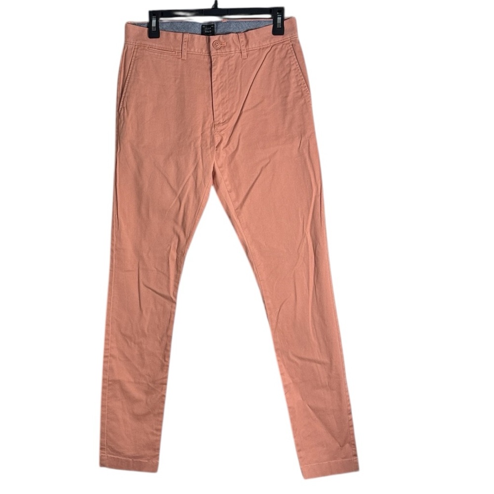 J Crew Men’s 250 Skinny Fit Chino Pants in Dusty Salmon size W30 x L34
